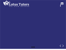 Tablet Screenshot of lotustutors.com